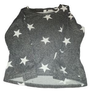 Fornia 6x long sleeve gray shirt with white stars